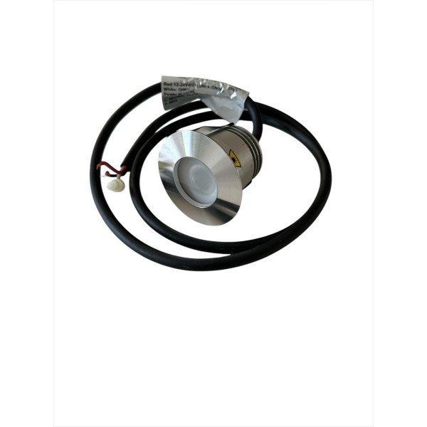 Domino Sistemi LE12235022A6 Hidro1 1.9w sp12-24V dimmable 4200-4500°k 25° stainless steel IP67